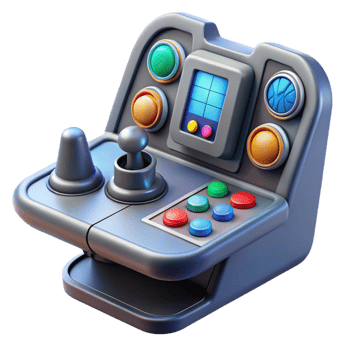 impressive creative Spaceship cockpit control panel with multiple buttons and displays professional png