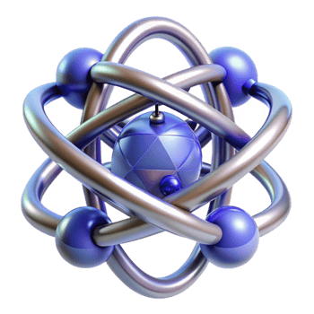 elegant artistic Quantum entanglement device with interconnected particles detailed png