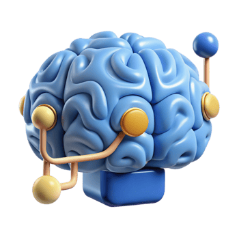 impressive contemporary Brain-computer interface connecting mind to machine premium png