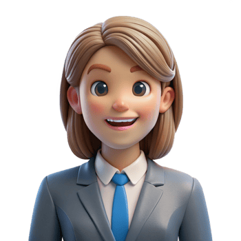 serene vintage Smiling businesswoman in suit, exclusive png