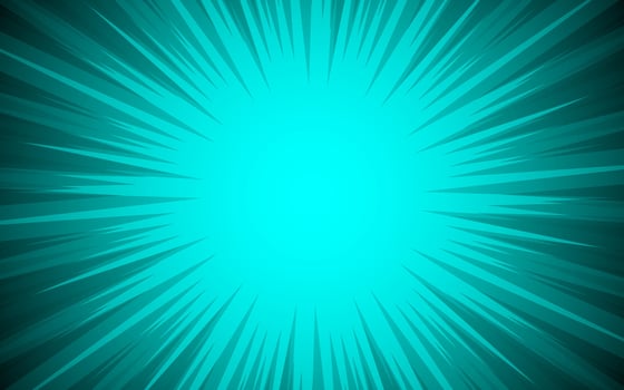 Radial rays background with halftone effect in comic style design vector