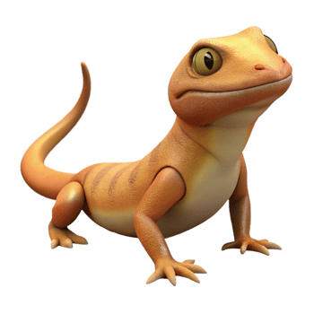 wonderful vintage A lizard, basking no surface visible , detailed png