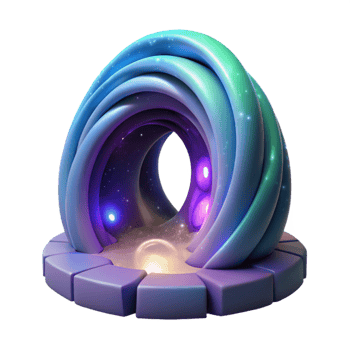magnificent rustic A magical, swirling portal, leading to an unknown dimension original png