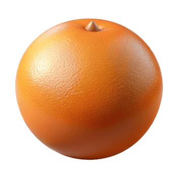 dramatic artistic Single perfect orange detailed png