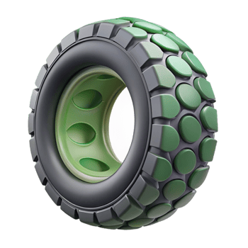 elegant minimalist Earthship tire wall section premium png