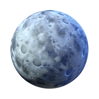 elegant creative A single, full moon high resolution png