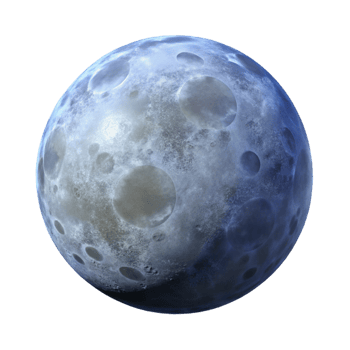 magnificent minimalist A single, full moon authentic png