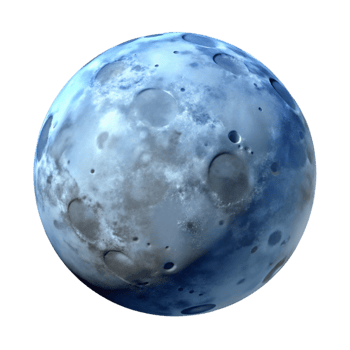 extraordinary vintage A single, full moon authentic png
