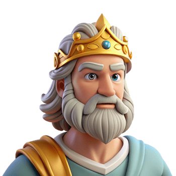 magnificent modern Zeus, King of the Gods, detailed portrait, genuine png