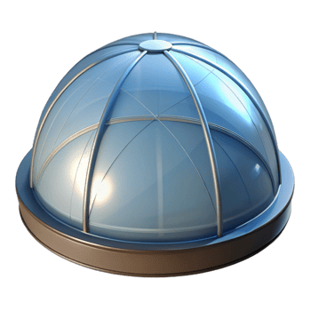 wonderful rustic Skylight, dome shaped, professional png