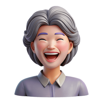 extraordinary vintage Portrait of a laughing woman premium png