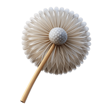 vibrant classic Single dandelion seedhead professional png