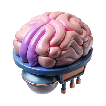 wonderful classic Cybernetic Brain Implant with enhanced cognitive abilities high resolution png