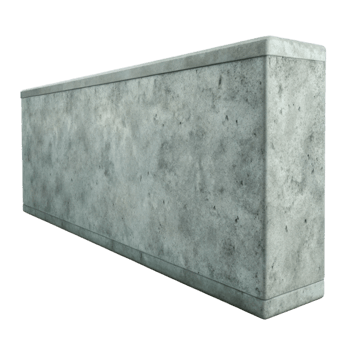 elegant artistic Concrete wall, smooth finish, 4K png