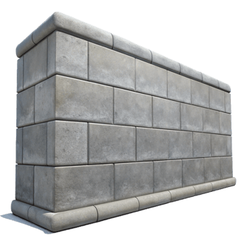 dramatic minimalist Concrete wall, smooth finish, high quality png