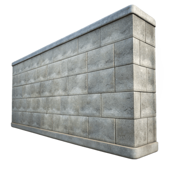 serene minimalist Concrete wall, smooth finish, high quality png