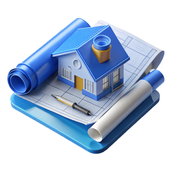 impressive traditional Blueprints, architectural drawings, high quality png