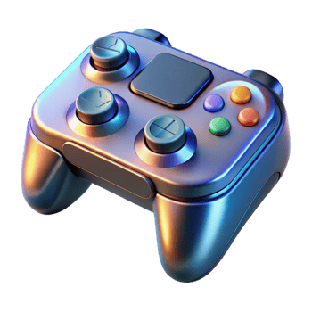 dramatic contemporary A powerful gaming console with advanced graphics capabilities professional png