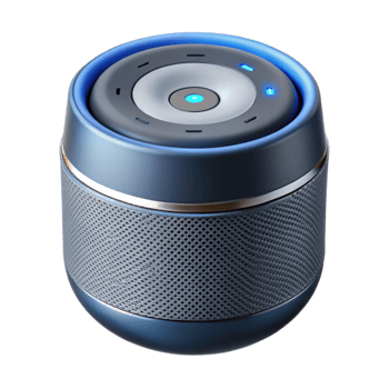 stunning modern Smart speaker with touch controls high resolution png