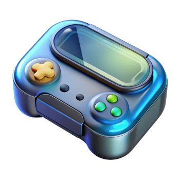 beautiful minimalist Gaming console, next-generation exclusive png