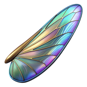 wonderful modern Close-up of a dragonfly wing iridescent exclusive png