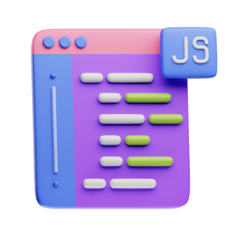 JavaScript 3D Object Illustration png