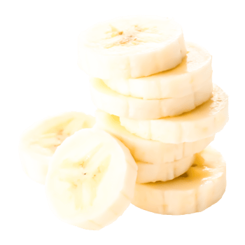 Delicious Stack of Sliced Bananas Fresh Fruit, Healthy Snack, Food Photography png