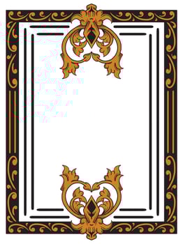 Decorative Ornamental Border for Premium Branding vector