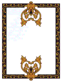 Stylish Ornamental Frame for Modern Graphic Design vector