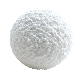 Snowball isolated on transparent background png