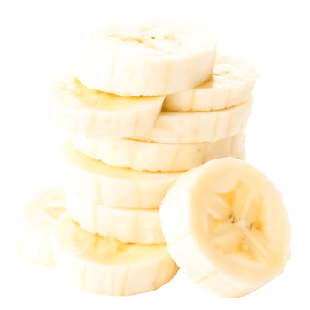 Delicious Stack of Sliced Bananas, Fresh Fruit, Healthy Snack, Food Photography png