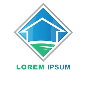 Real estate logo element vector