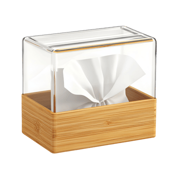 Minimalist Wooden Toilet Paper Holder for Bathrooms Transparent Background png