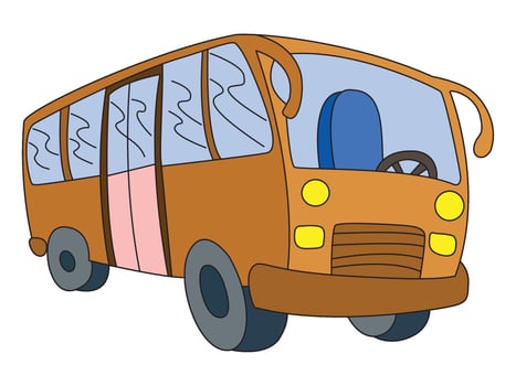 a school bus toys vector