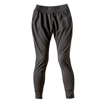 Black Fitness Leggings for Activewear and Workout Fashion on a White Background png