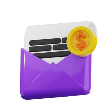 Financial Email Notification Icon png