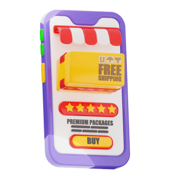 Shopping App Interface Design png