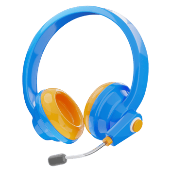 Headset Icon with Microphone png