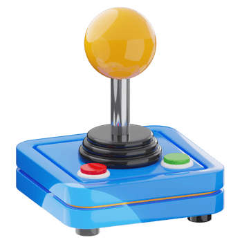 Retro Arcade Game Controller Design png