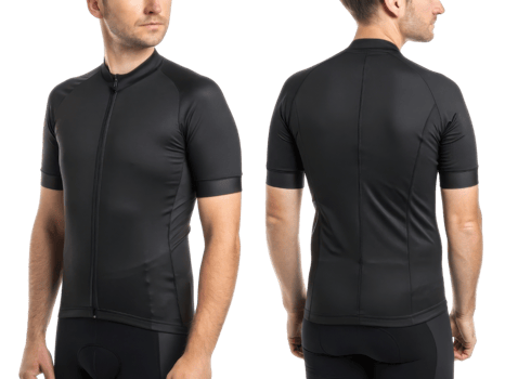 sleek cycling jersey mockup showcasing modern design perfect for athletes. This stylish piece combines comfort and performance seamlessly png