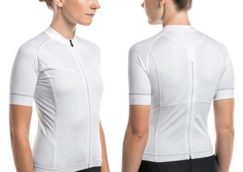stylish cycling jersey mockup showcasing sleek design and breathable fabric perfect for performance and comfort on road png