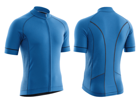 vibrant cycling jersey mockup showcasing sleek design with modern fit and breathable fabric perfect for outdoor adventures png