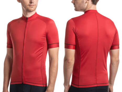 vibrant cycling jersey mockup showcases sleek design perfect for performance and style. Ideal for any cycling enthusiast png