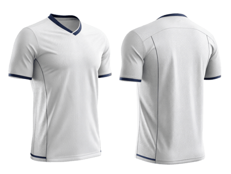 stylish soccer jersey mockup featuring sleek design with comfortable fit perfect for athletes. This versatile piece is ideal for any team png