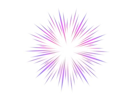 Comic blur rainbow, motion lines with radial focus for high energy effects Graphic high speed explosion. Comic High Speed Ray, design for manga and anime schedule . vector