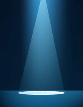 Abstract blue black gradient color light effect background. Wallpaper design vector