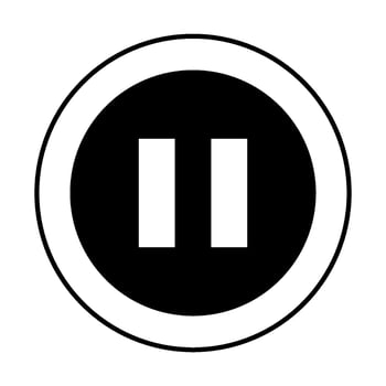 Pause Solid icon vector