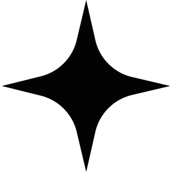 four pointed star shape png