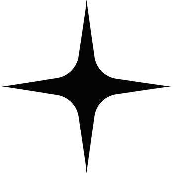 four pointed silhouette star png