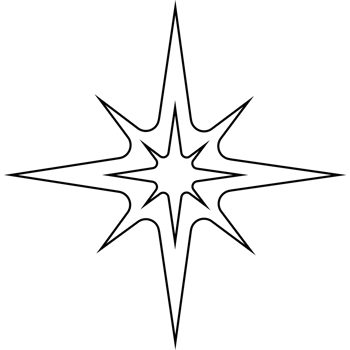 linear stars geometric shapes png